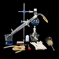 Juego de unidades de destilación Cristalería de laboratorio Ciencia industrial Destilador Purificación de rocío puro…